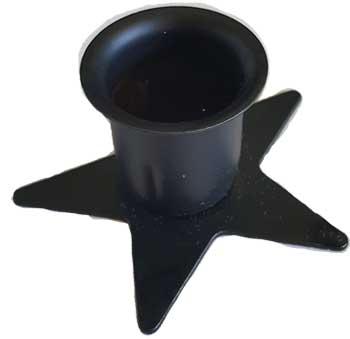 (image for) Pentagram taper candle holder