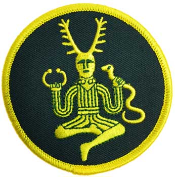 (image for) Cernunnos sew-on patch 3"