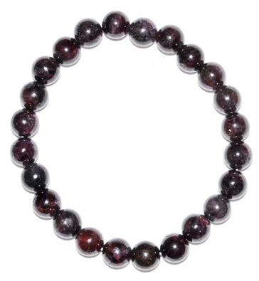 (image for) 6-8mm Garnet bracelet