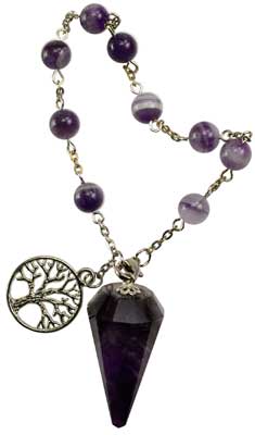 (image for) Amethyst pendulum bracelet