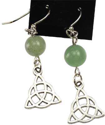 (image for) Green Aventurine Triquetra