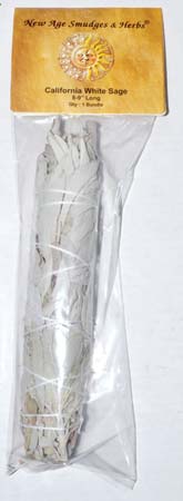 (image for) California White Sage Smudge 8"