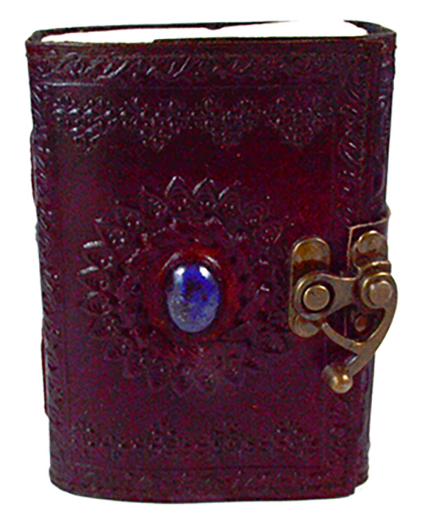 (image for) Lapis Sun leather blank journal w/ latch