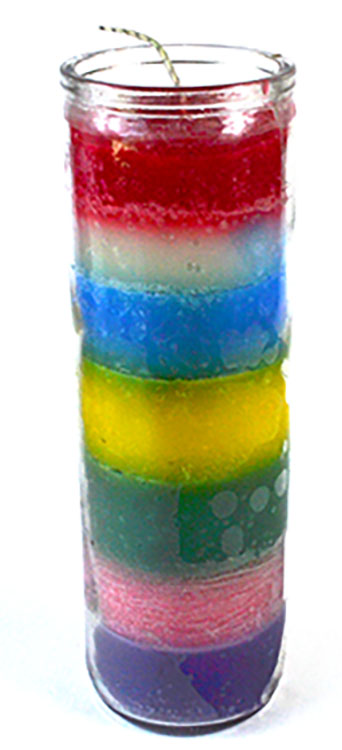 (image for) 7 Color 7-day jar candle