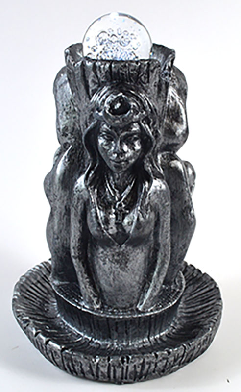 (image for) 5" Mother maiden Crone ball stand W light