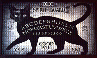 (image for) 17 5/8" x 19 1/2" Cat Spirit door mat