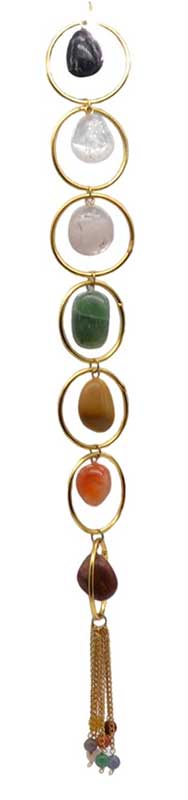 (image for) Gemstone 7 Chakra wall hanging